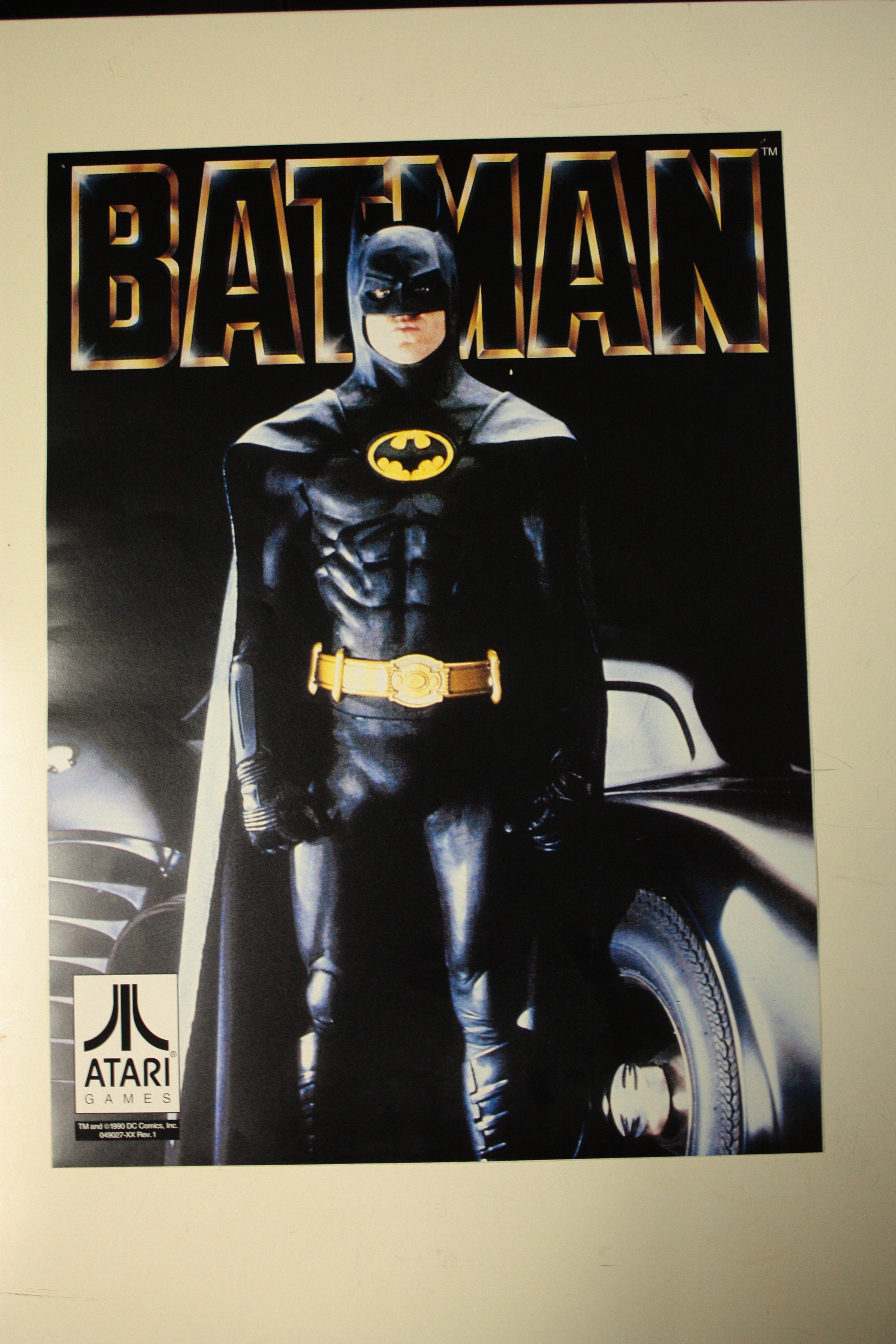 Batman arcade cabinet art · Digital Game Museum Collection